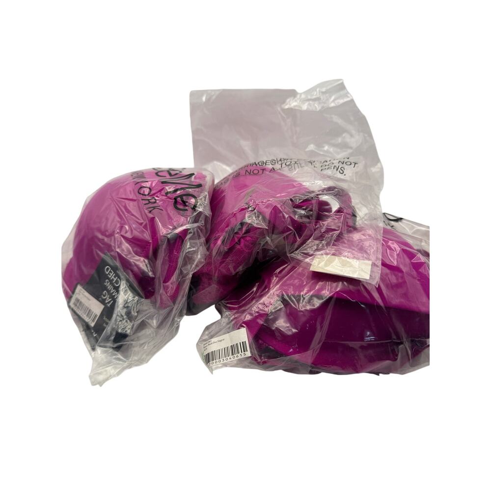 3 - BeMe Hot Pink Women's Bra 36D Racer Back NWT NEW